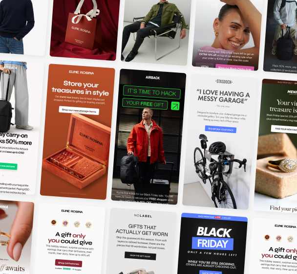 Voorbeelden van Klaviyo e-mailcampagnes door Newfive