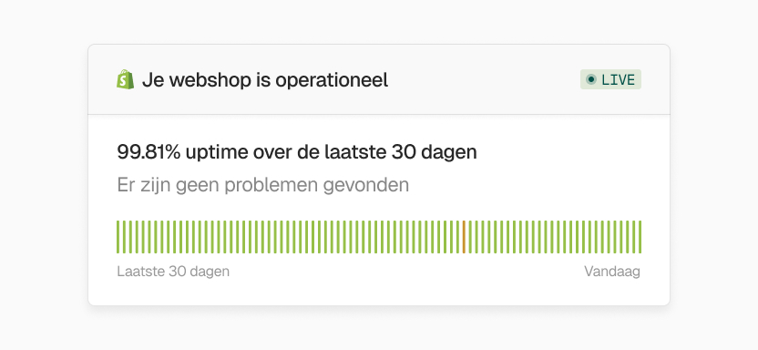 We houden de operaties draaiende